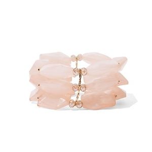 New York & Company Faux-Stone Stretch Bracelet